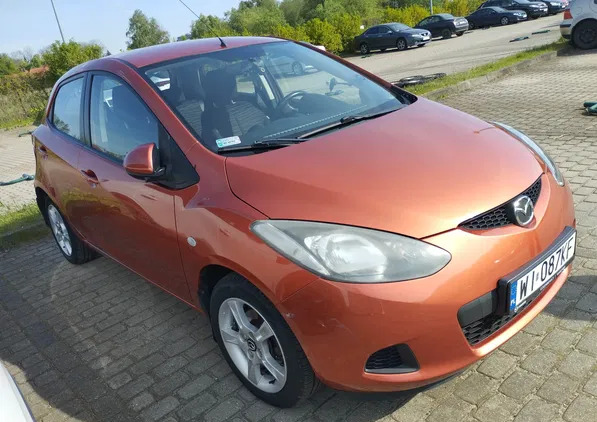 mazda 2 dolnośląskie Mazda 2 cena 14000 przebieg: 137970, rok produkcji 2008 z Warszawa